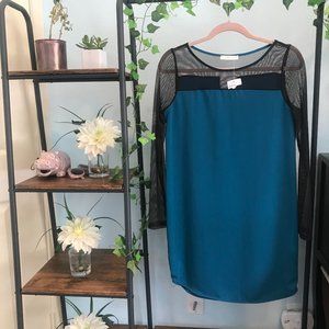 Little Blue cocktail dress made by LUSH